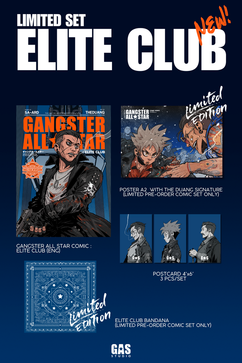 [PRE-ORDER] (EN) GANGSTER ALL STAR: ELITE CLUB #2 (20 LIMITED - COLLECTOR'S EDITION SET)