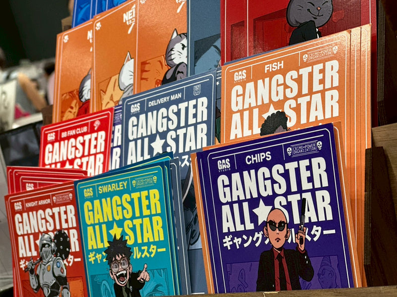 Black Messenger Postcard Set (10 Designs)