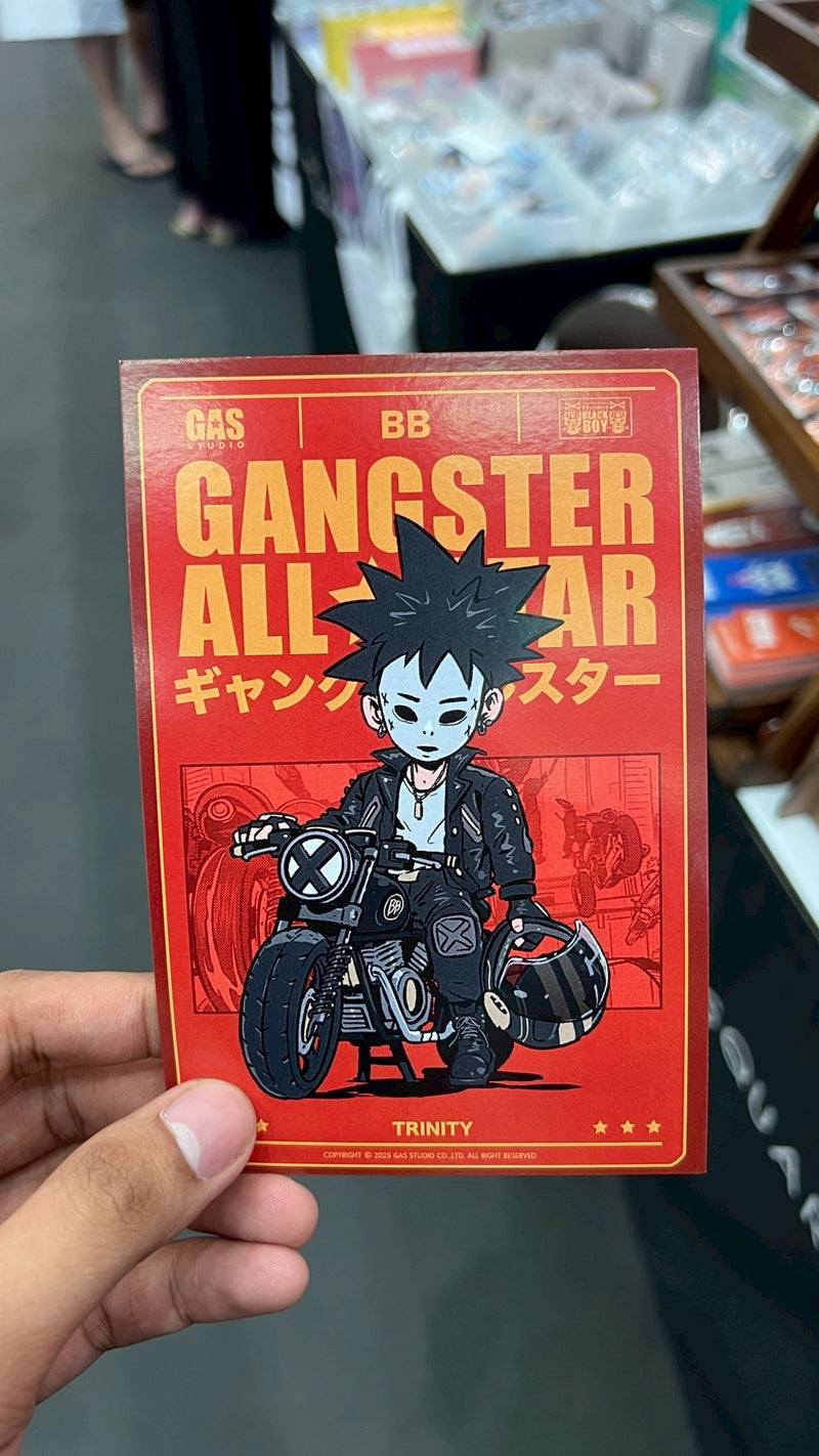 Black Messenger Postcard Set (10 Designs)