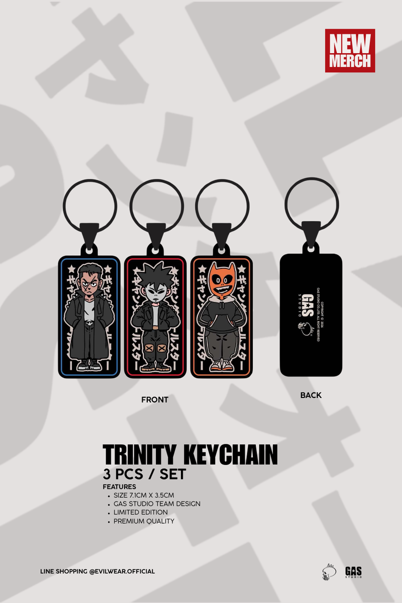 Trinity Key Chain [Set of 3] – EVILWEAR