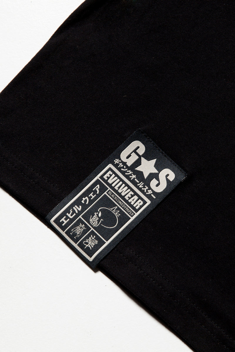 GAS OVERSIZED TEE - BLACK